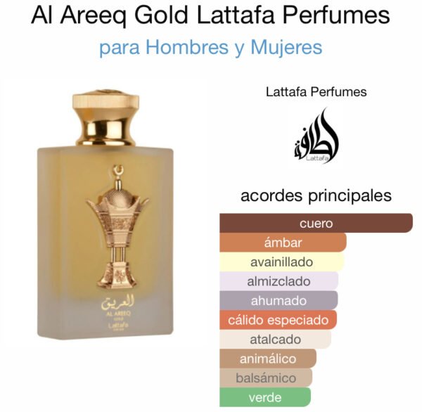 Al Areq Gold de Lattafa Pride - Imagen 2