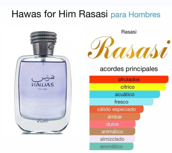 Hawas for Him de Rasasi - Imagen 3
