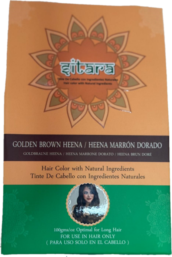 Tinte de Henna Marrón Dorado