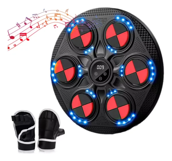 Máquina de Boxeo Musical Bluetooth con Guantes