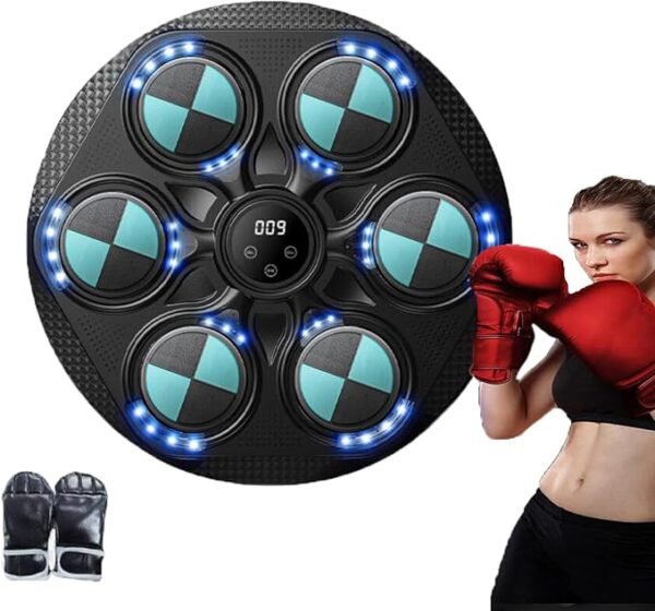 Máquina de Boxeo Musical Bluetooth con Guantes