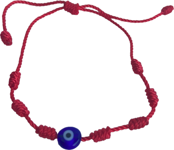 Pulsera de los 7 Nudos con Ojo Turco