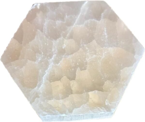 Base de Selenita Hexagonal