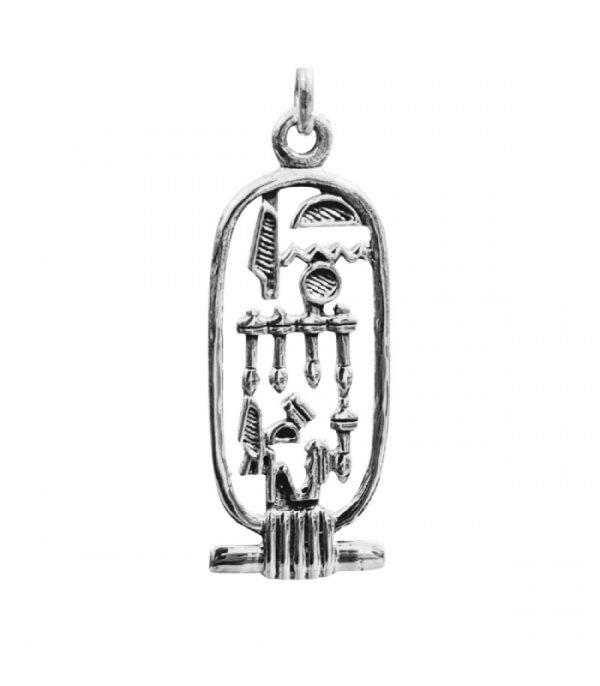 Colgante Plata Cartucho Egipcio 32mm.