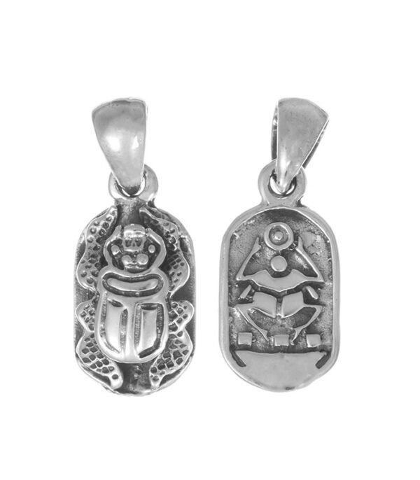 Colgante Plata Escarabajo 18 mm.